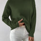 Mock Neck Relaxed Fit Sweater