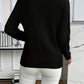 Cable-Knit Round Neck Sweater