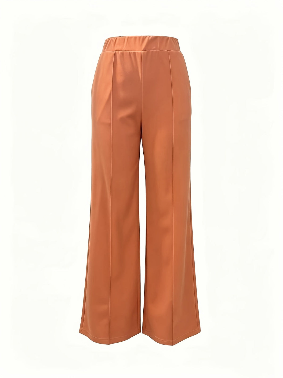 High-Waisted Wide-Leg Trousers