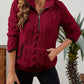 Half-Zip Textured Pullover