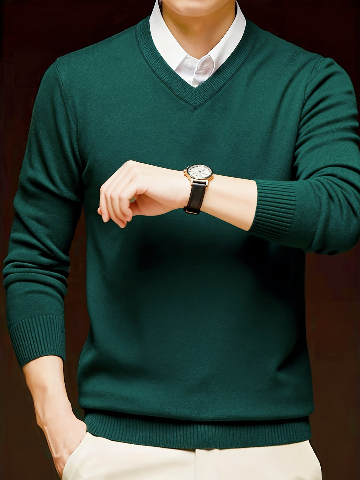 Classic V-Neck Pullover