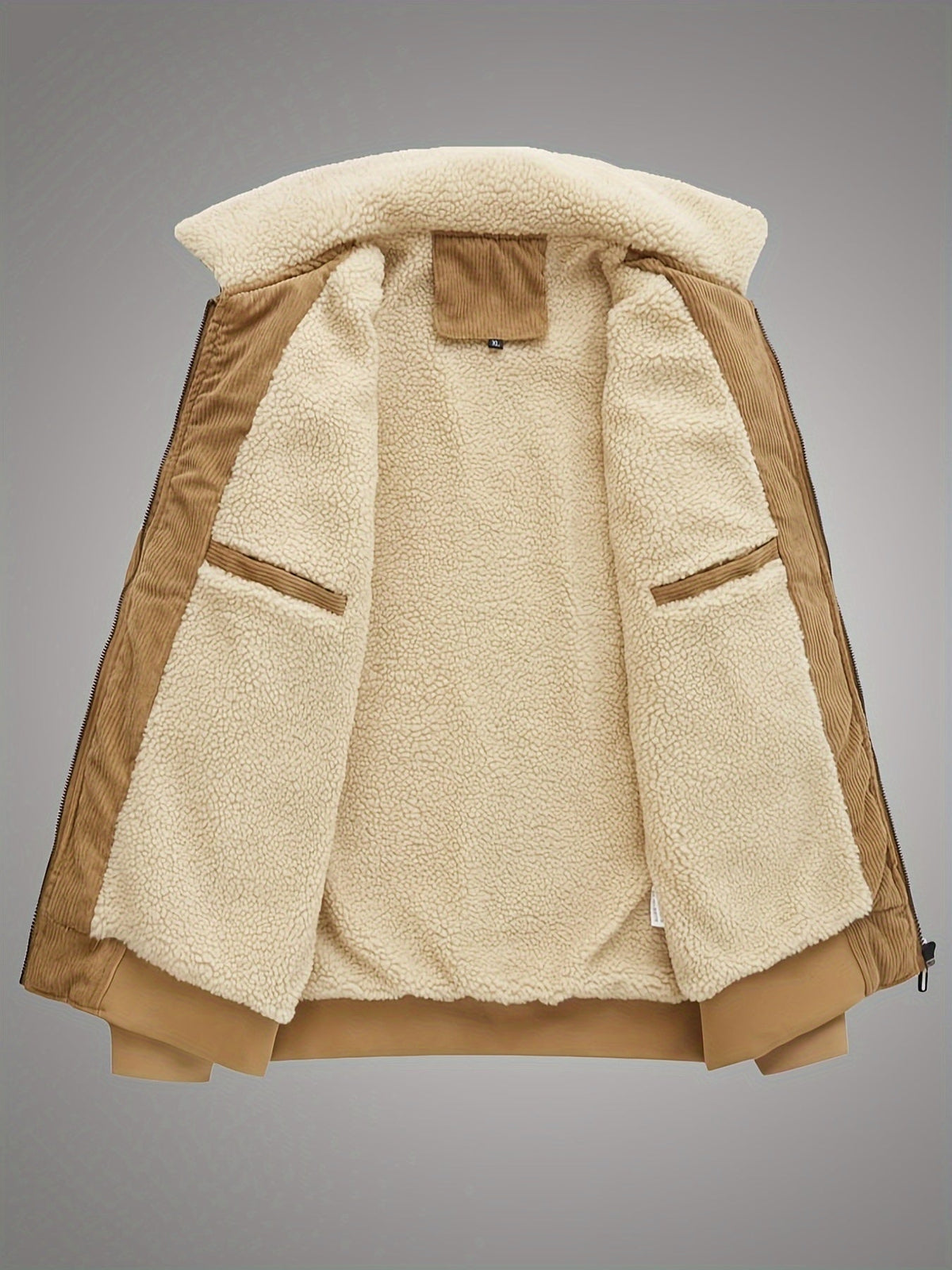 Padded Workwear Jacket with Plush Lining