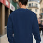 Textured Crew Neck Sweatshirt