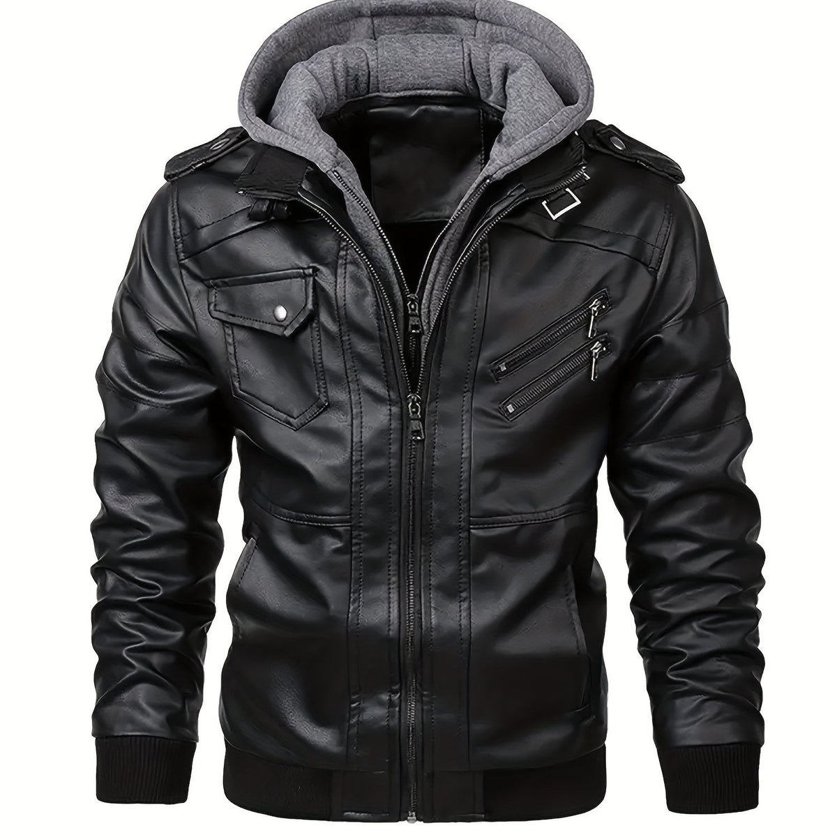 Hooded Moto Jacket
