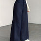 High-Waisted Wide-Leg Trousers