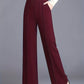 High-Waisted Wide-Leg Trousers