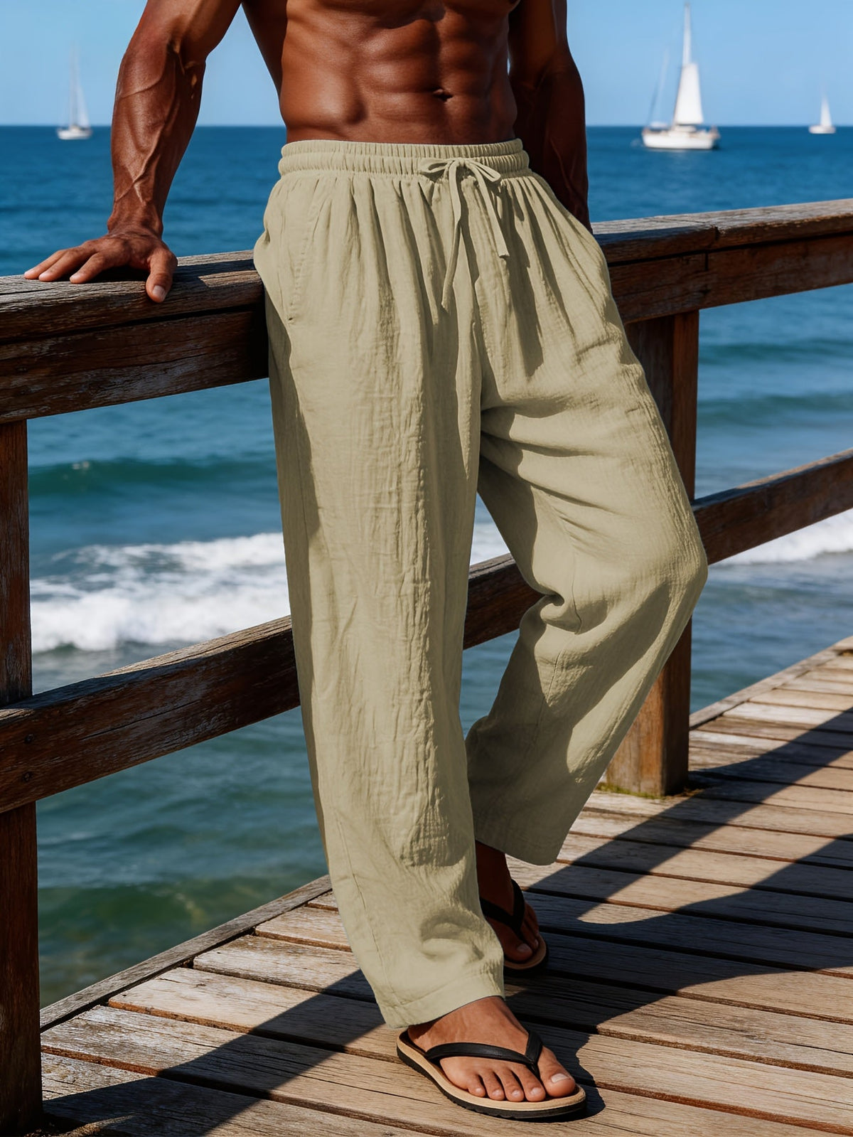Relaxed Drawstring Pants