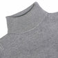 High-Neck Lined Sweater