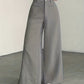 High-Waisted Wide-Leg Trousers