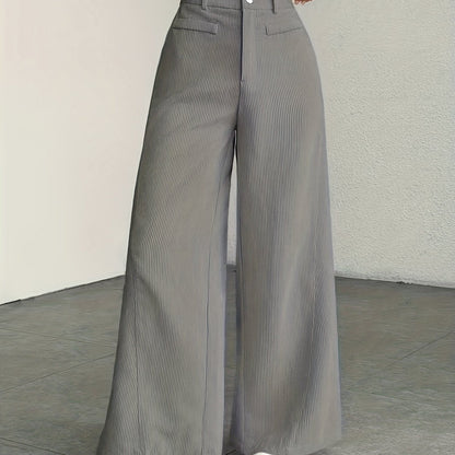 High-Waisted Wide-Leg Pants
