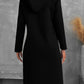 High-Low Drawstring Hoodie