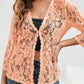 Floral Openwork Cardigan