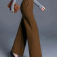 High-Waisted Wide-Leg Trousers