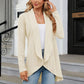 Open-Front Draped Cardigan