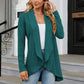 Open-Front Draped Cardigan