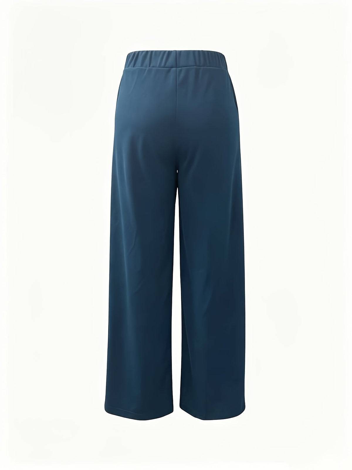 High-Waisted Wide-Leg Trousers