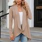 Open-Front Draped Cardigan