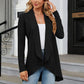 Open-Front Draped Cardigan