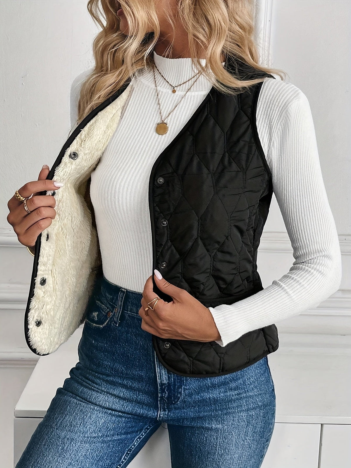 Reversible Quilted Vest