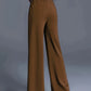 High-Waisted Wide-Leg Trousers