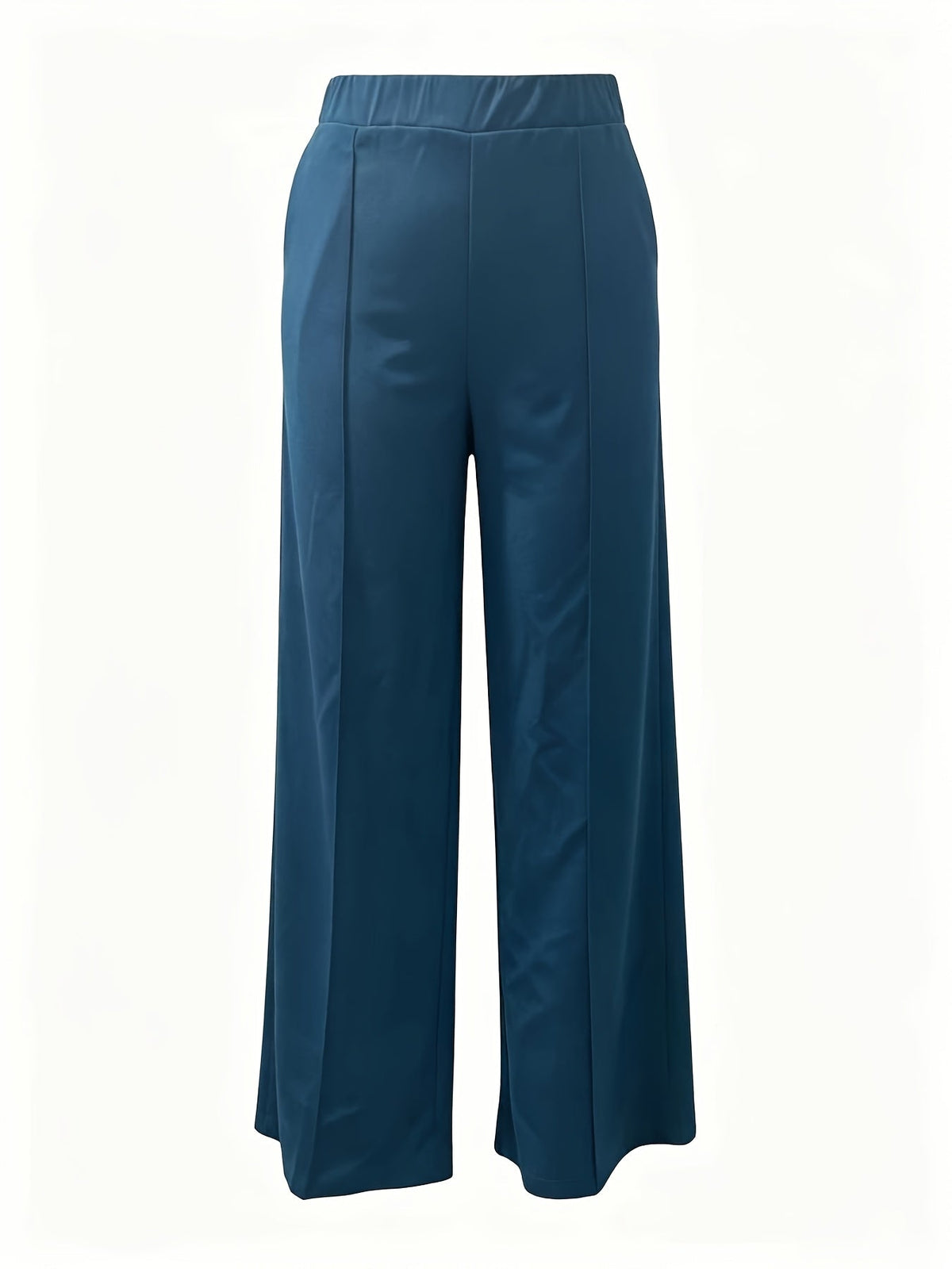 High-Waisted Wide-Leg Trousers