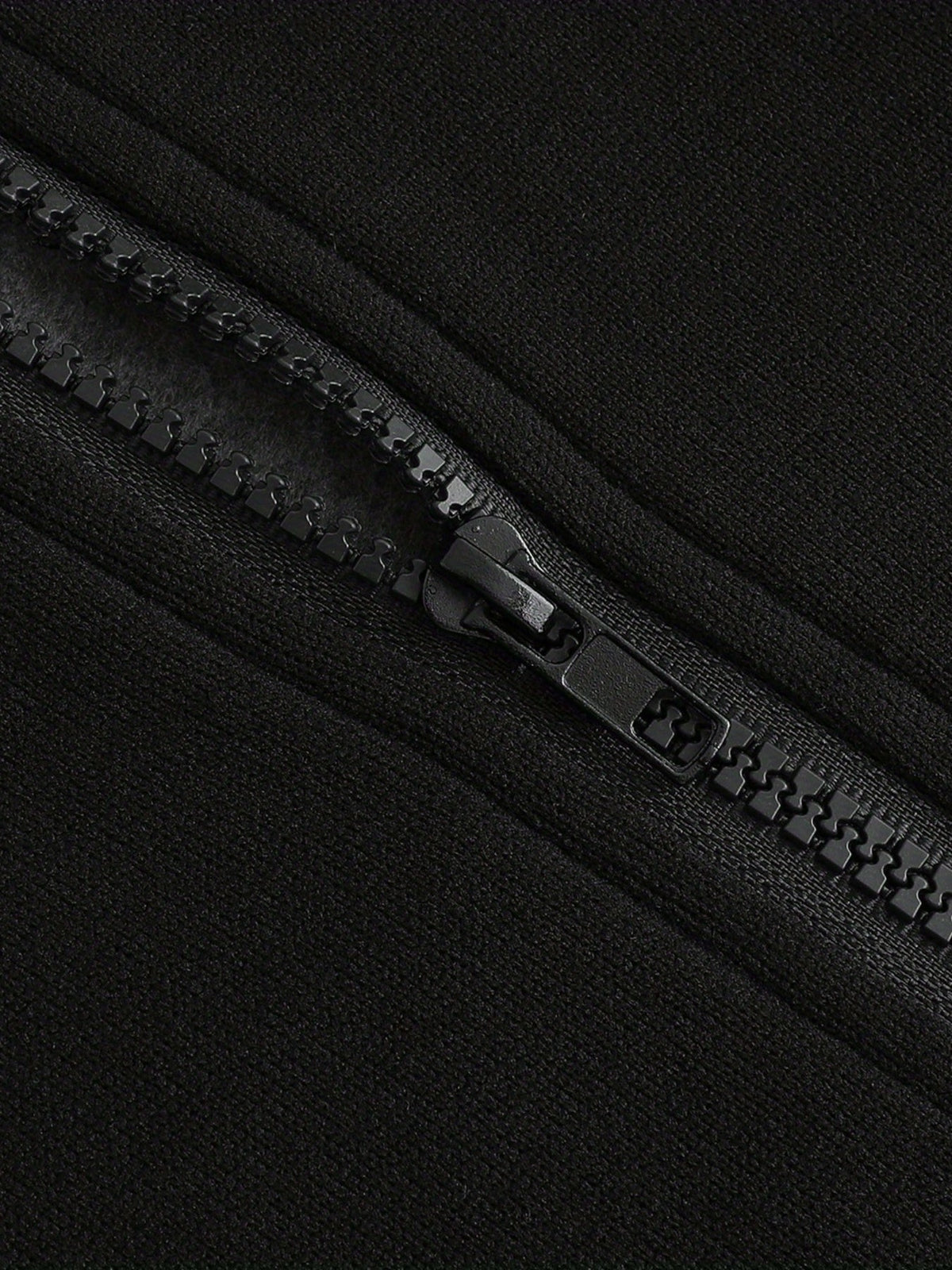 Color Block Zip-Up Hooded Jacket