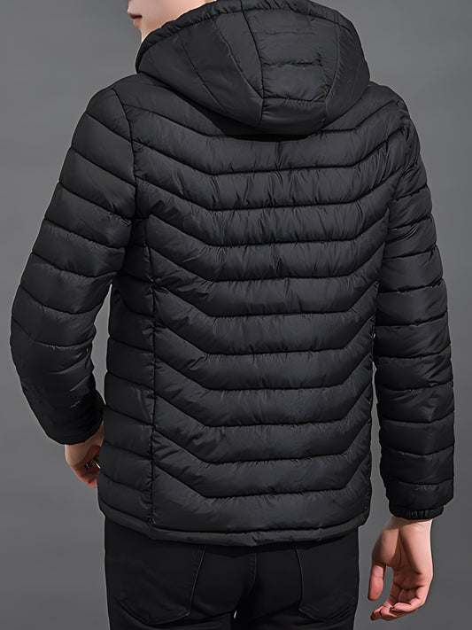 Hooded Quilted Puffer Jacket