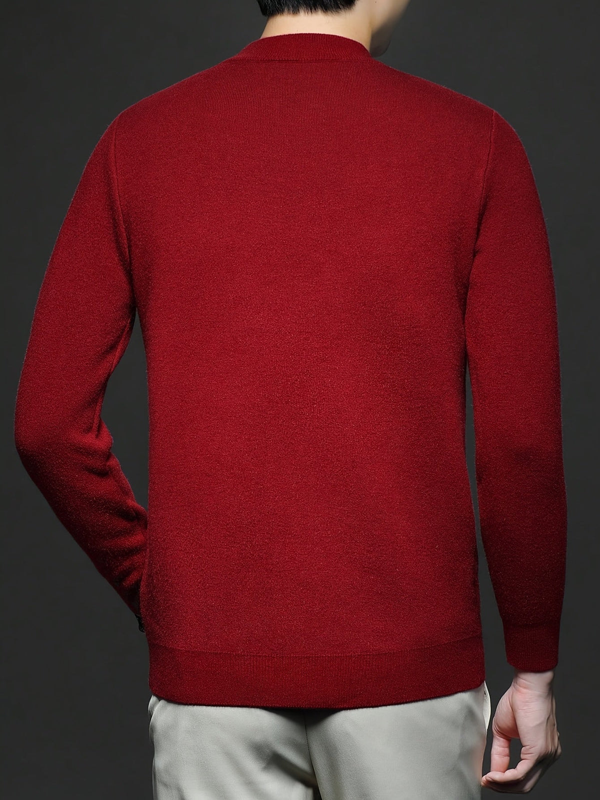 Refined High-Neck Sweater