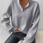 Relaxed Quarter-Zip Pullover