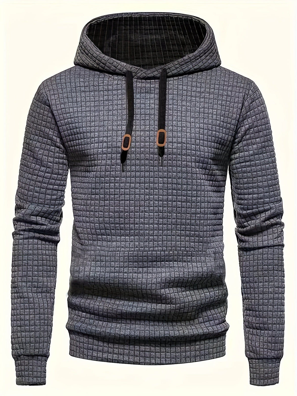 Textured Hooded Sweatshirt