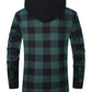 Hooded Check Shirt Jacket