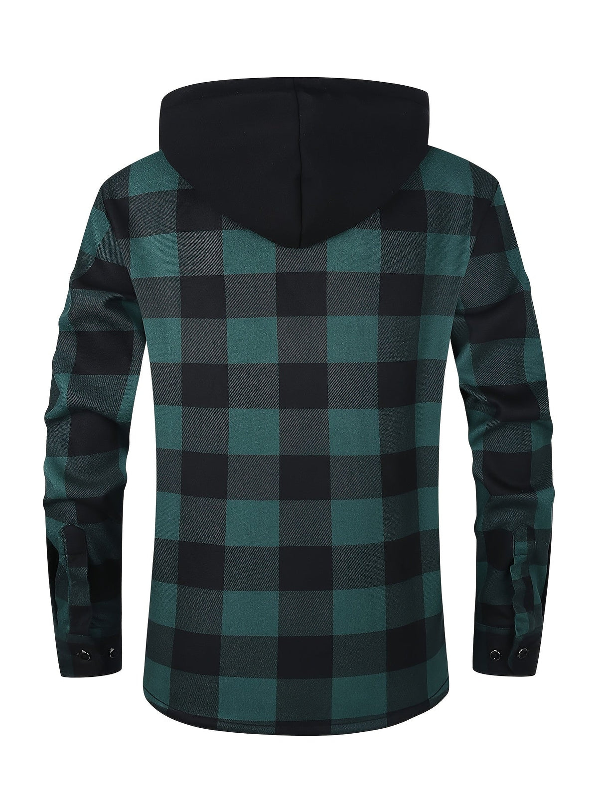 Hooded Check Shirt Jacket