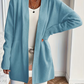 Relaxed Open-Front Cardigan