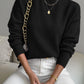 Mock Neck Relaxed Fit Sweater