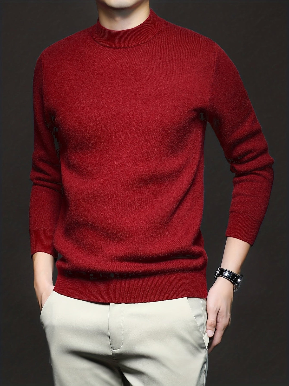 Refined High-Neck Sweater