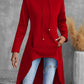 High-Low Drawstring Hoodie
