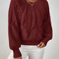 Relaxed Cable-Knit Sweater