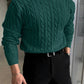 Cable Knit Crew Neck Sweater