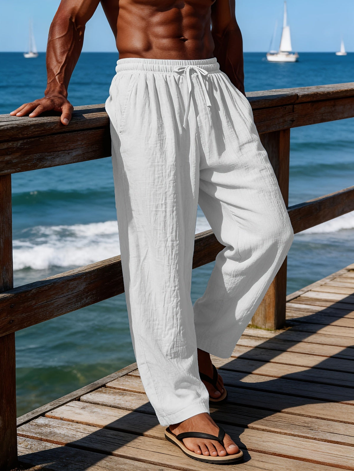 Relaxed Drawstring Pants