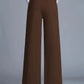 High-Waisted Wide-Leg Trousers