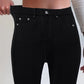 High-Waisted Skinny Jeans