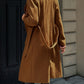 Tailored Belted Long Coat