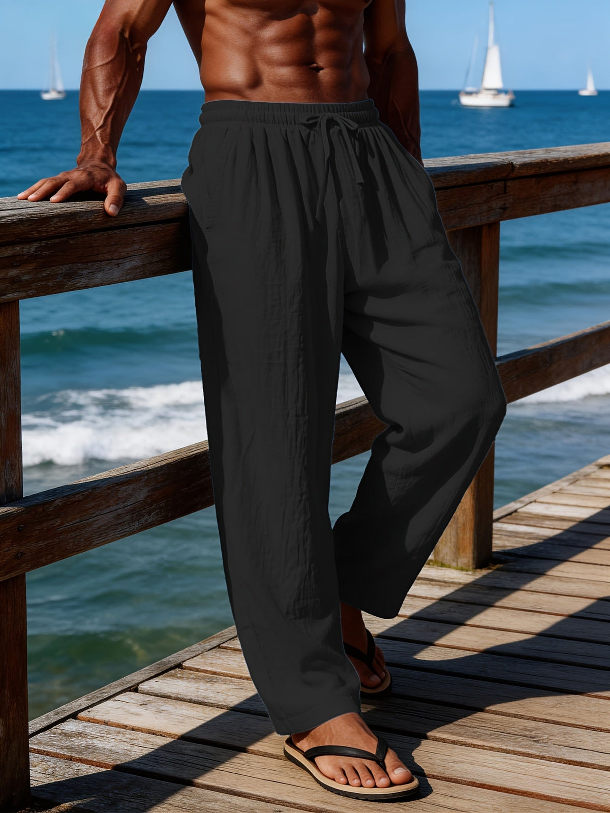 Relaxed Drawstring Pants