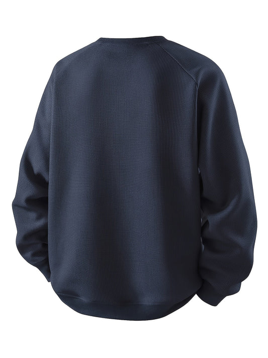 Color-Block Round Neck Sweatshirt