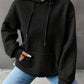 Textured Waffle Knit Hoodie