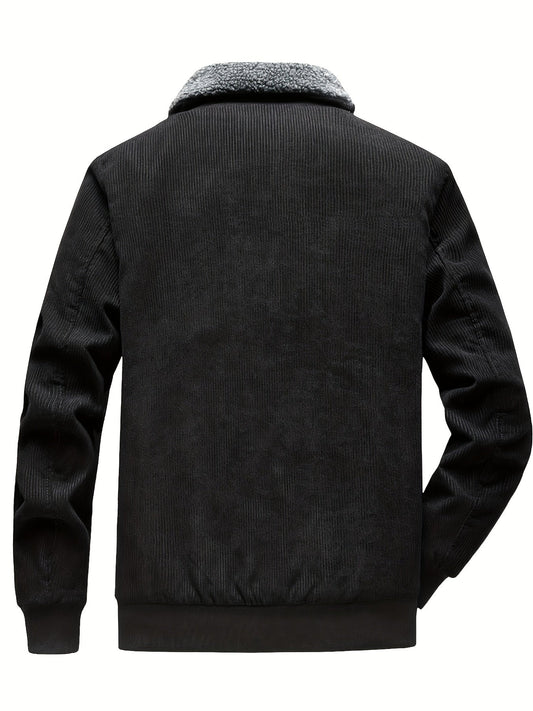 Padded Workwear Jacket with Plush Lining