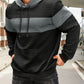 Textured Color-Block Hoodie