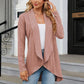 Open-Front Draped Cardigan