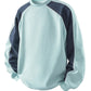 Color-Block Round Neck Sweatshirt
