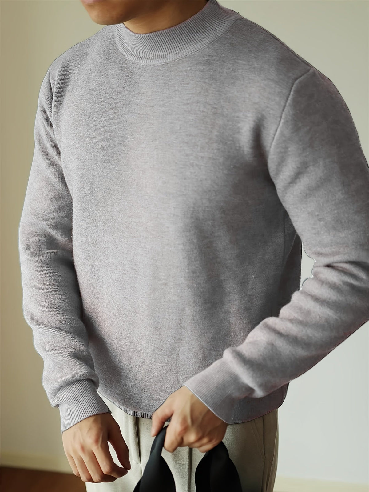 Refined High-Neck Sweater